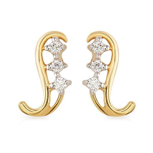 Aarna Diamond Earring with Free Gold Coin