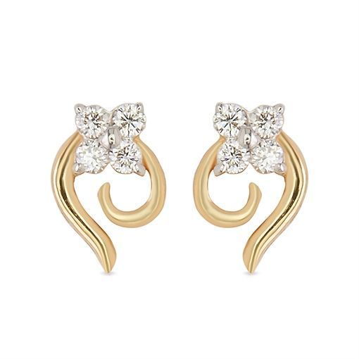 Amrita Diamond Earring with Free Gold Coin