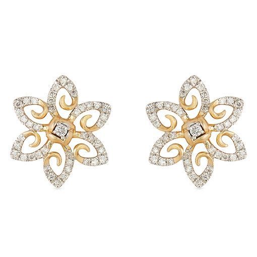 Shivi Diamond Earring with Free Gold Coin