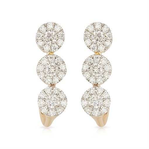 Arya Diamond Earring with Free Gold Coin