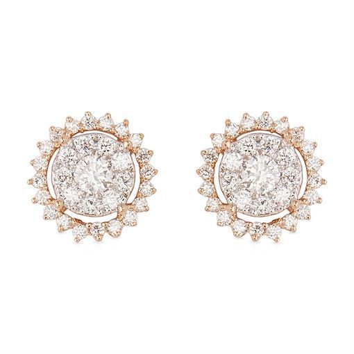 Suvega Diamond Earring with Free Gold Coin