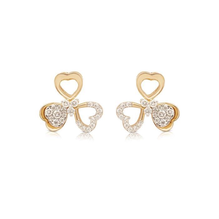 Diamond Earring with Free Gold Coin