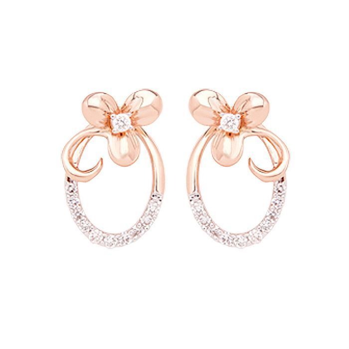 Diamond Earring with Free Gold Coin