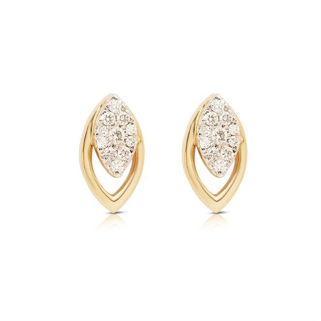 Diamond Earring with Free Gold Coin