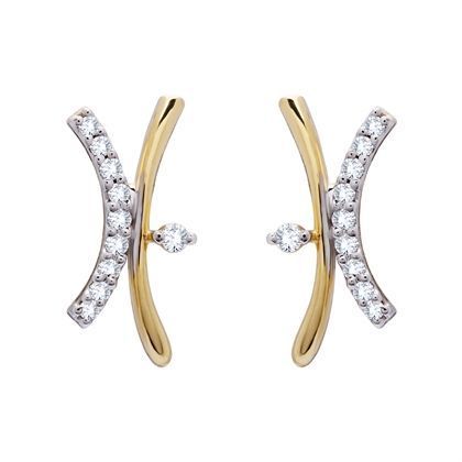 Diamond Earring with Free Gold Coin