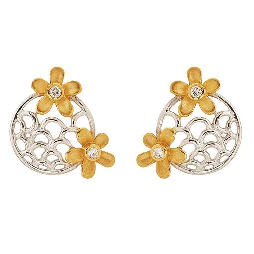 Diamond Earring with Free Gold Coin