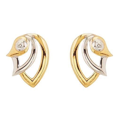 Diamond Earring with Free Gold Coin