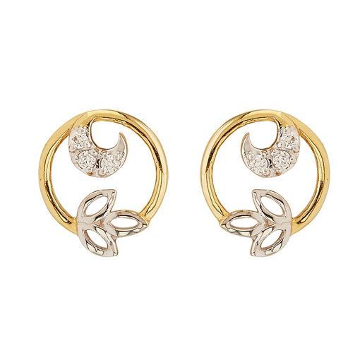 Diamond Earring with Free Gold Coin