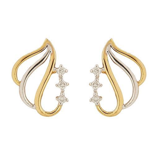 Diamond Earring with Free Gold Coin