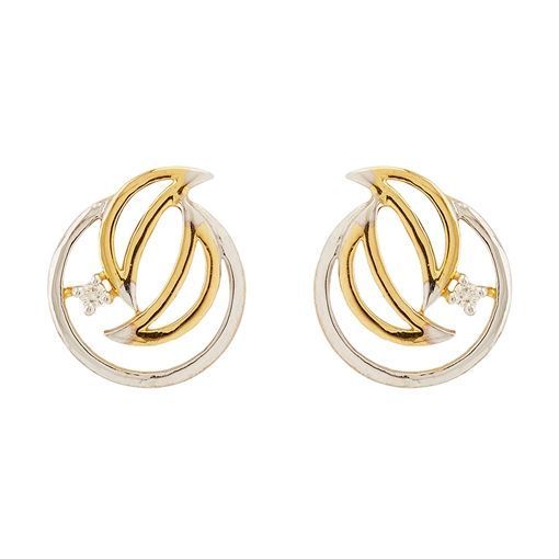 Diamond Earring with Free Gold Coin