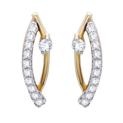 Diamond Earring with Free Gold Coin