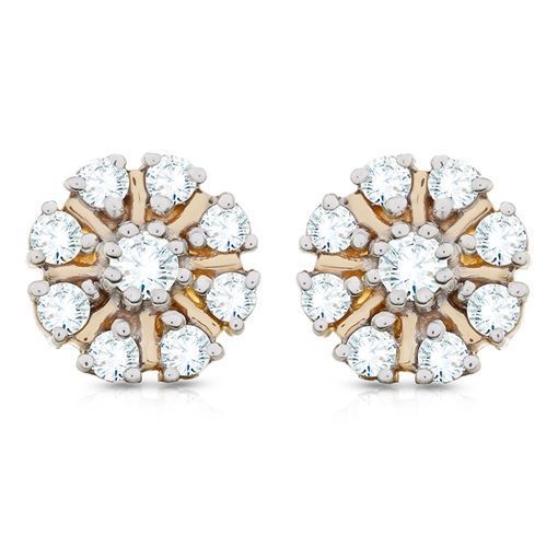 Diamond Earring with Free Gold Coin