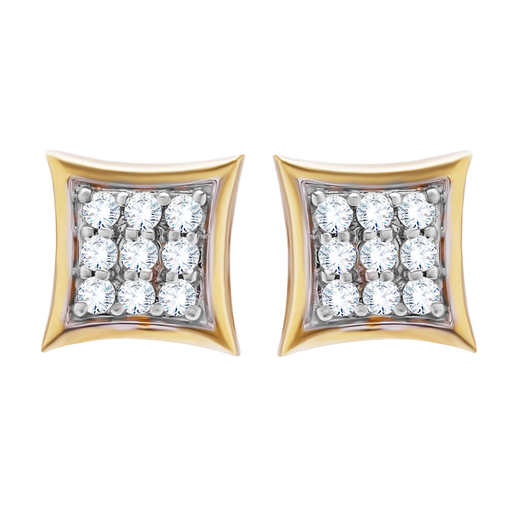 Diamond Earring with Free Gold Coin