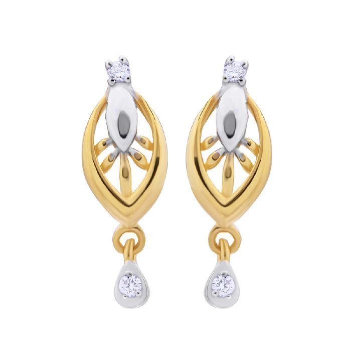 Diamond Earring with Free Gold Coin