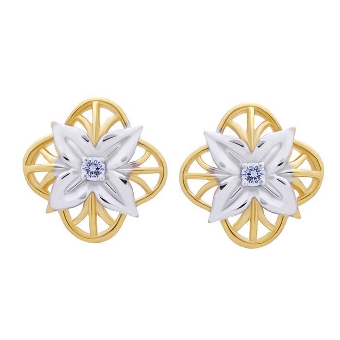 Diamond Earring with Free Gold Coin