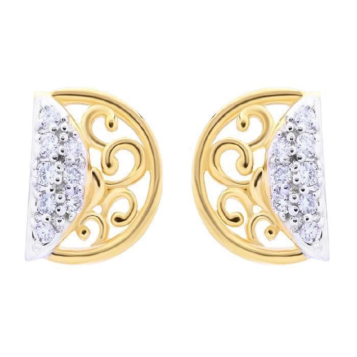 Diamond Earring with Free Gold Coin