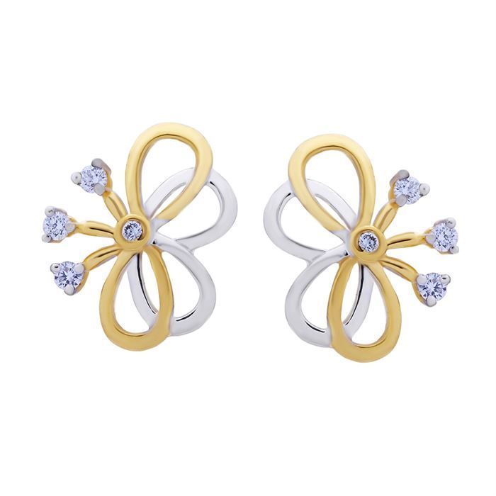 Diamond Earring with Free Gold Coin