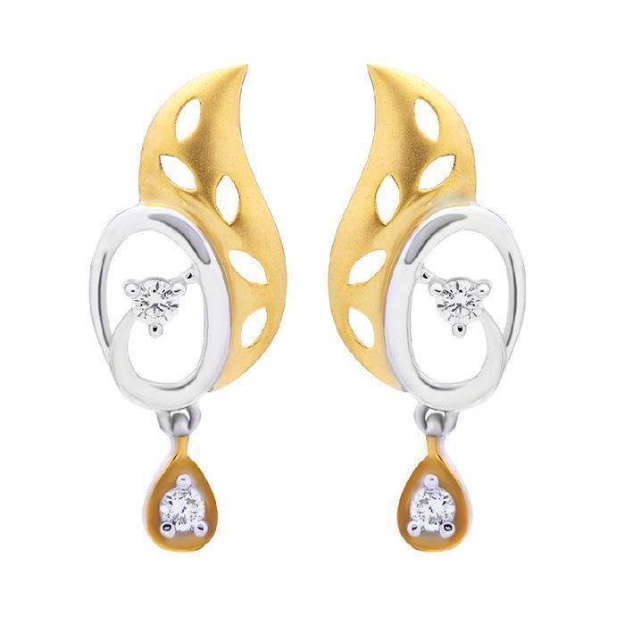 Diamond Earring with Free Gold Coin