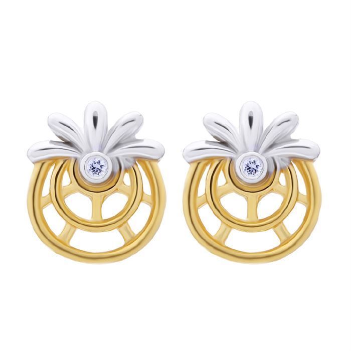 Diamond Earring with Free Gold Coin