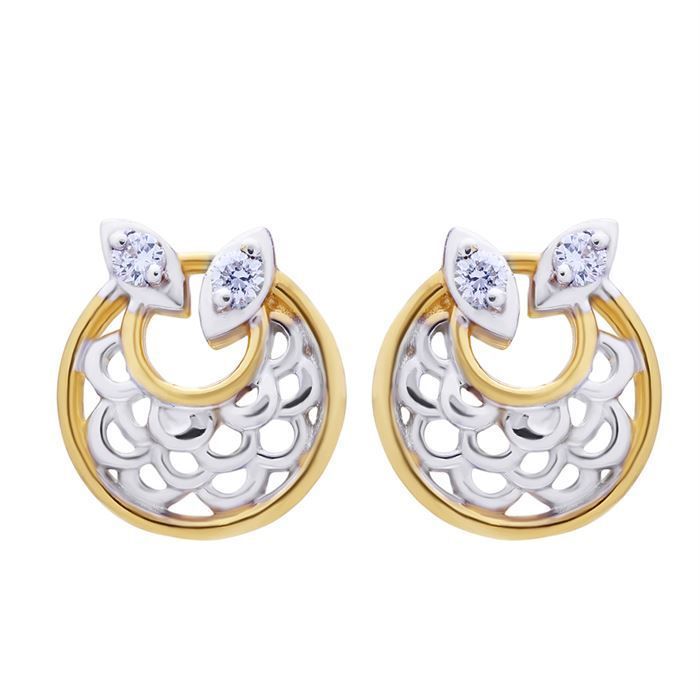 Diamond Earring with Free Gold Coin