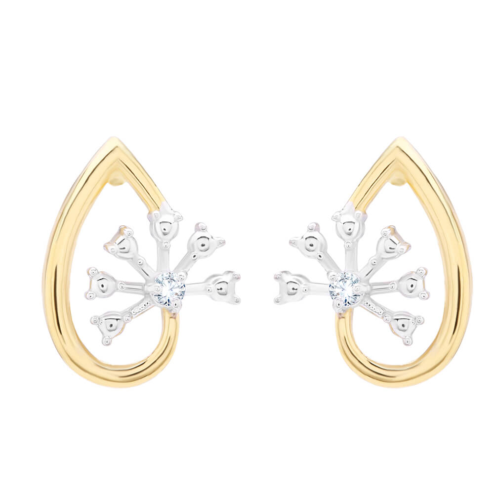 Diamond Earring with Free Gold Coin