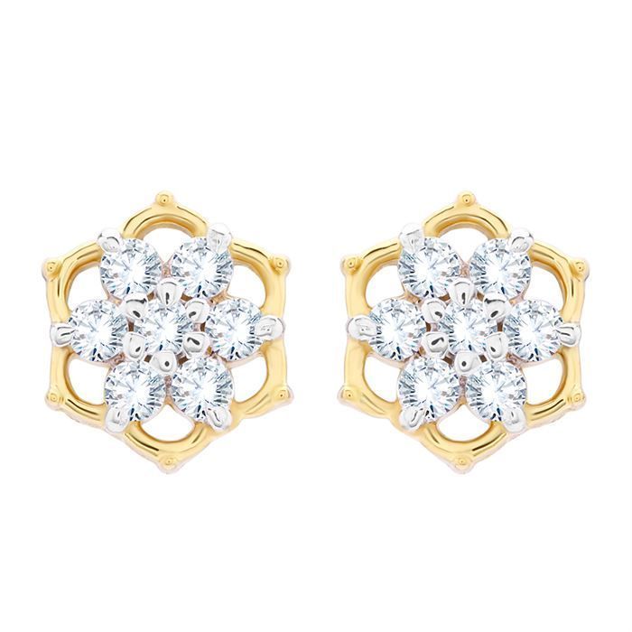 Diamond Earring with Free Gold Coin