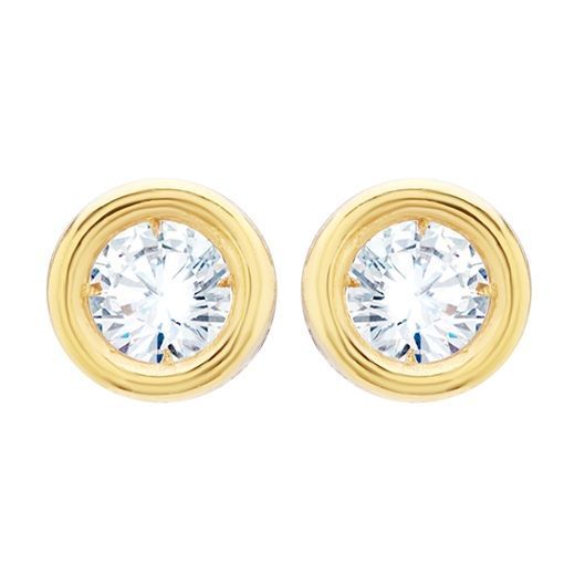 Diamond Earring with Free Gold Coin