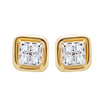 Diamond Earring with Free Gold Coin