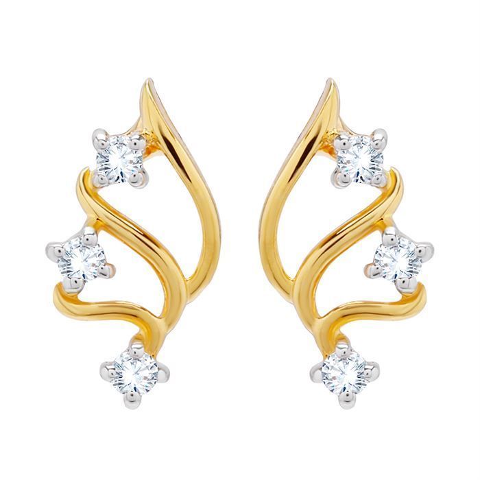 Diamond Earring with Free Gold Coin