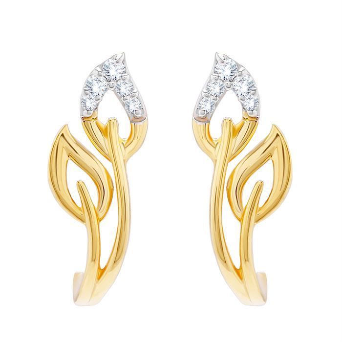 Diamond Earring with Free Gold Coin