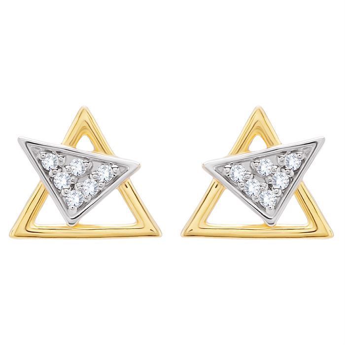 Diamond Earring with Free Gold Coin