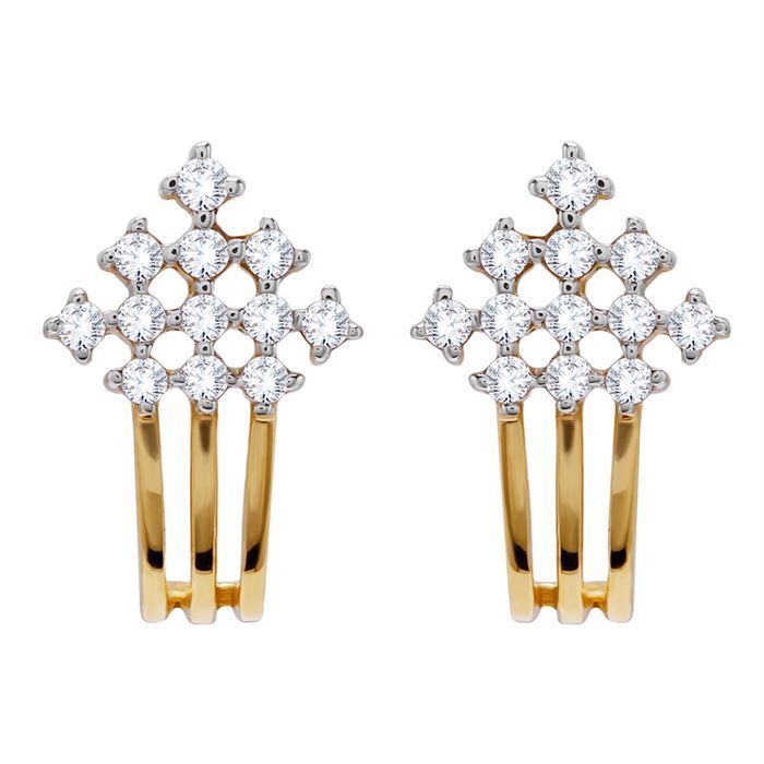 Diamond Earring with Free Gold Coin