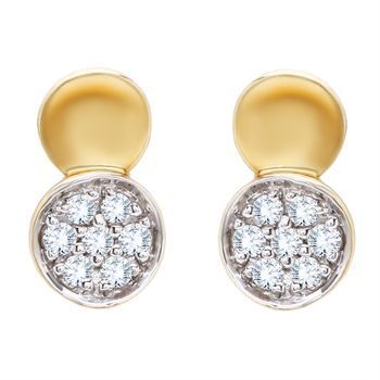 Diamond Earring with Free Gold Coin