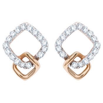 Diamond Earring with Free Gold Coin