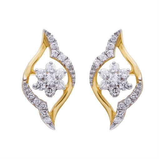 Diamond Earring with Free Gold Coin