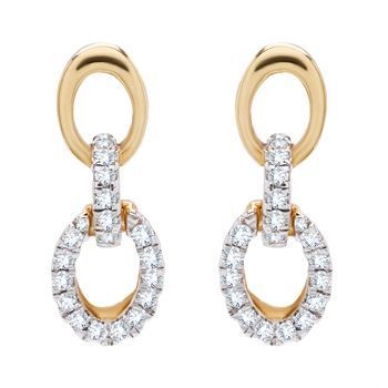 Diamond Earring with Free Gold Coin