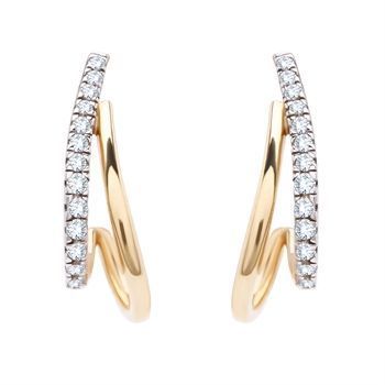 Diamond Earring with Free Gold Coin