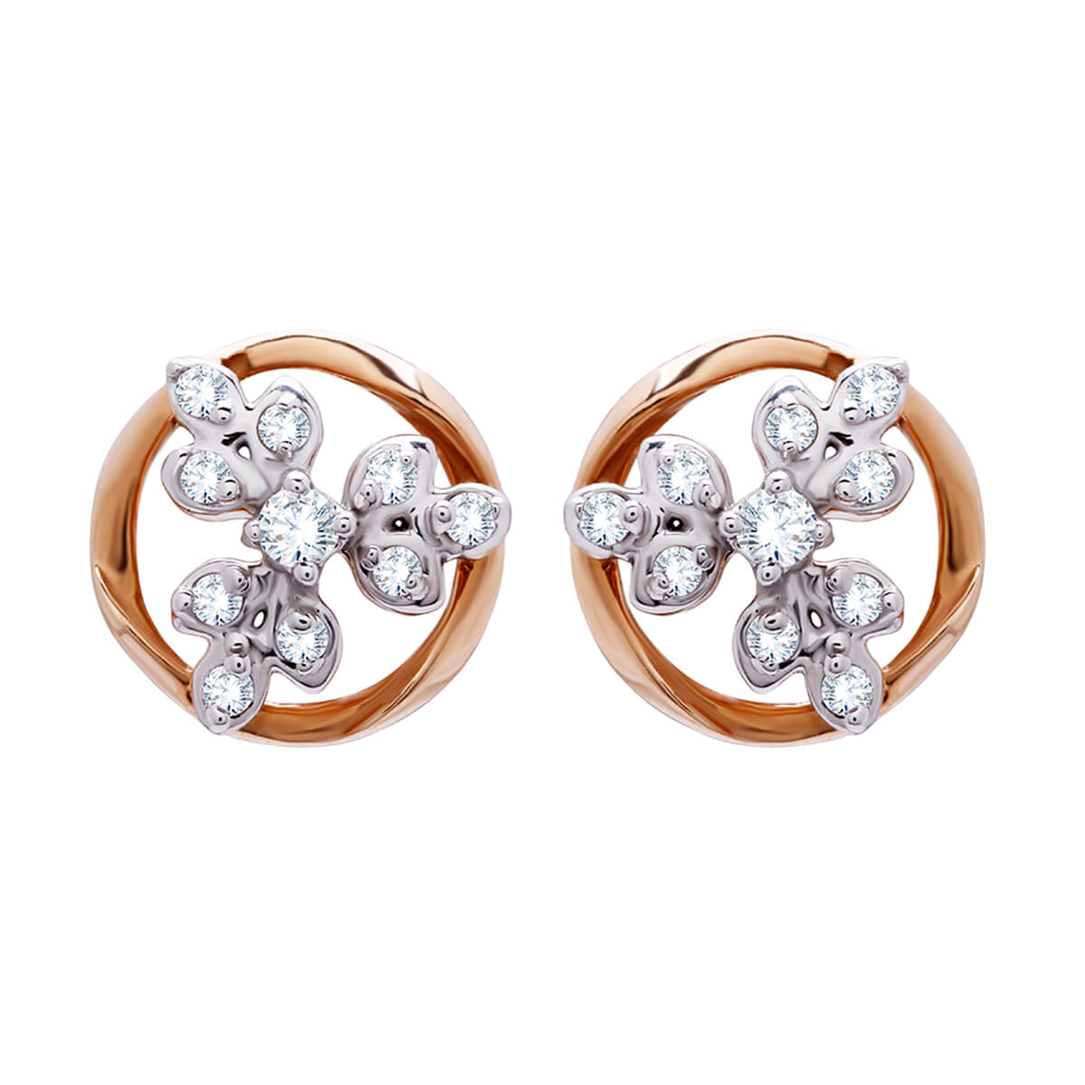 Diamond Earring with Free Gold Coin