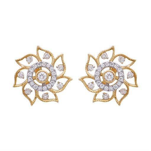 Diamond Earring with Free Gold Coin