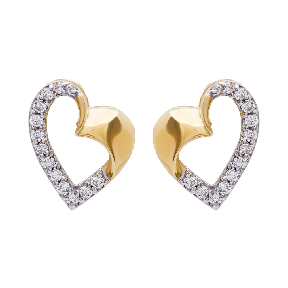 Diamond Earring with Free Gold Coin