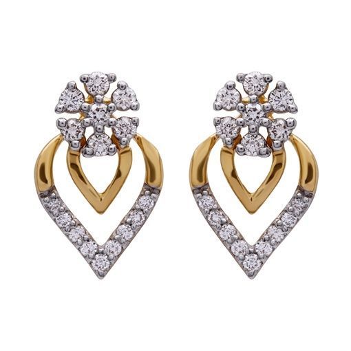 Diamond Earring with Free Gold Coin