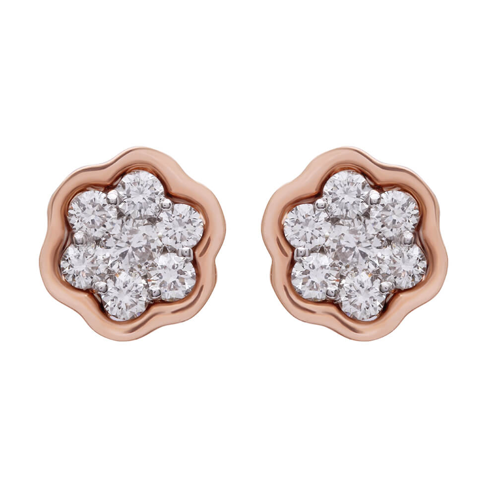 Diamond Earring with Free Gold Coin