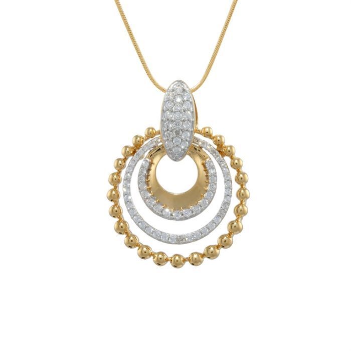 Diamond Pendant with Free Gold Coin