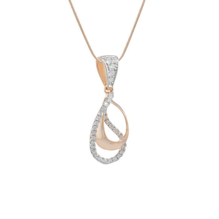 Diamond Pendant with Free Gold Coin