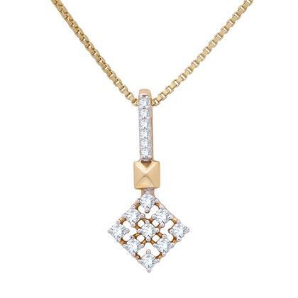 Diamond Pendant with Free Gold Coin