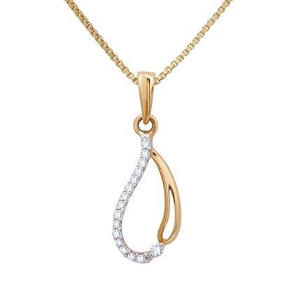 Diamond Pendant with Free Gold Coin