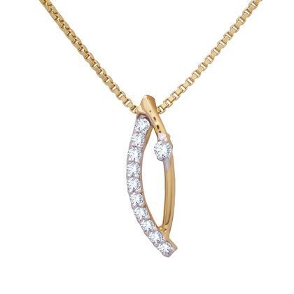 Diamond Pendant with Free Gold Coin