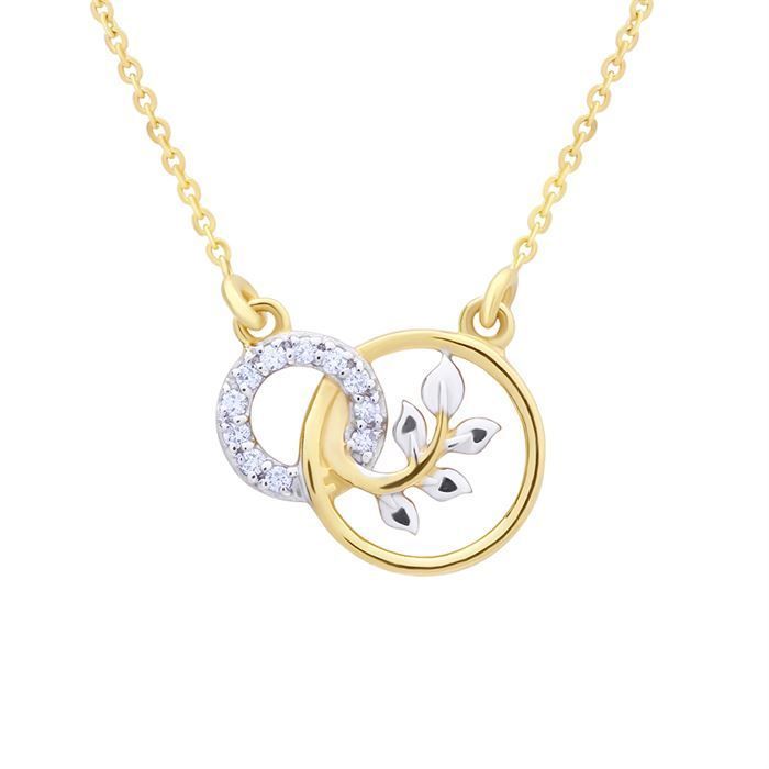 Diamond Pendant with Free Gold Coin