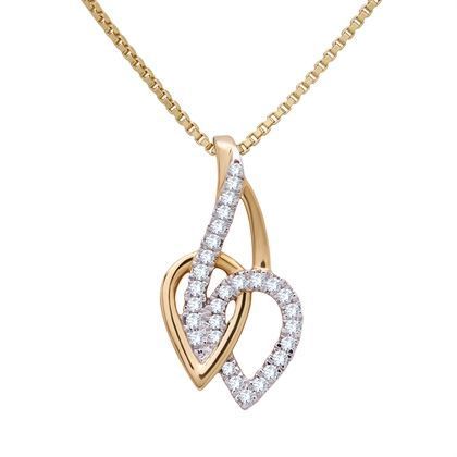 Diamond Pendant with Free Gold Coin