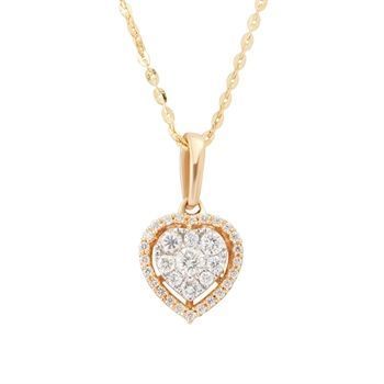 Diamond Pendant with Free Gold Coin